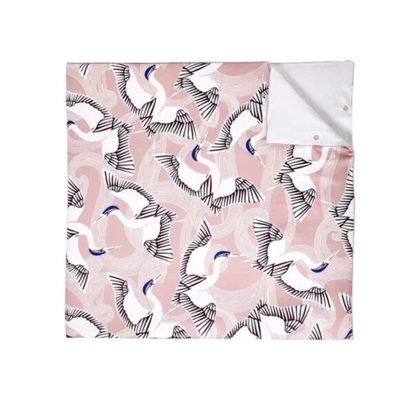 Ted Baker London Pink Crane Duvet Cover Set (TWIN) 68" x 88" - Picture 2 of 5